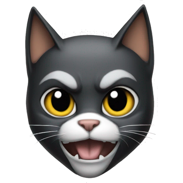Cat as batman emoji
