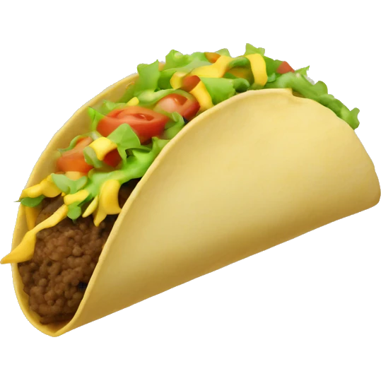 the word taco emoji