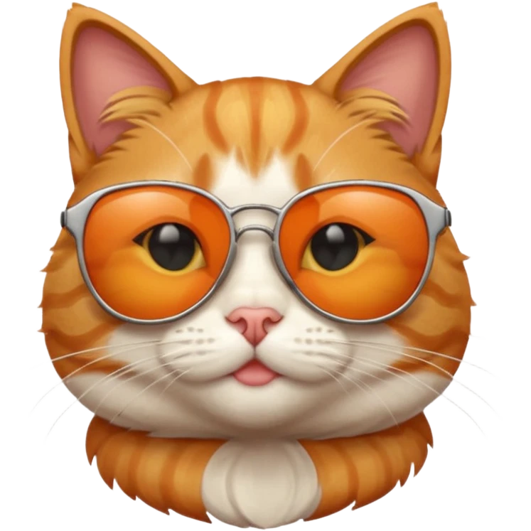 Cat wearing sunglasses emoji