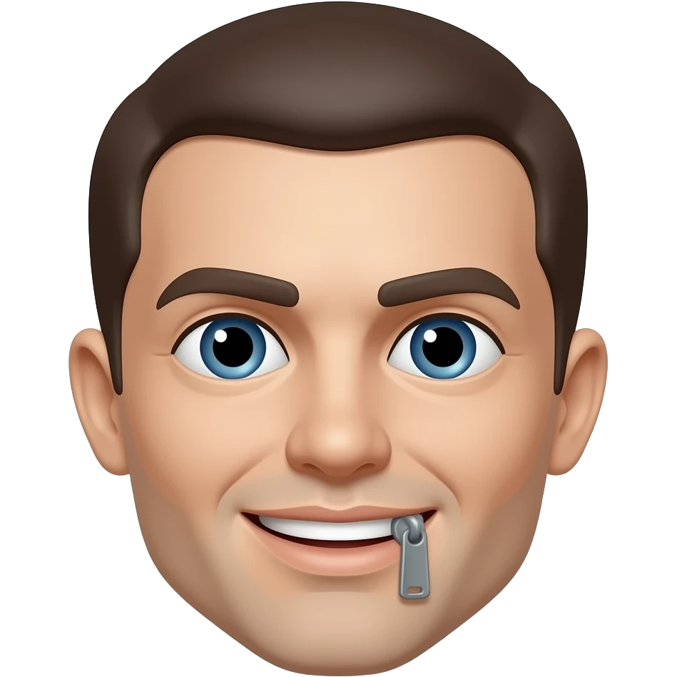 Zipper-Mouth Face emoji