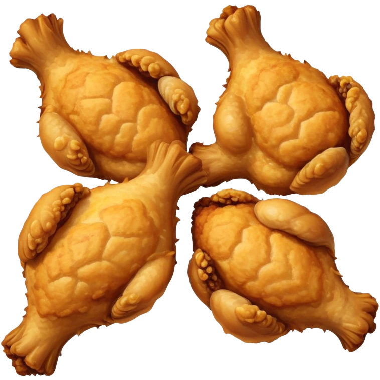 Garlic Fried Chicken emoji