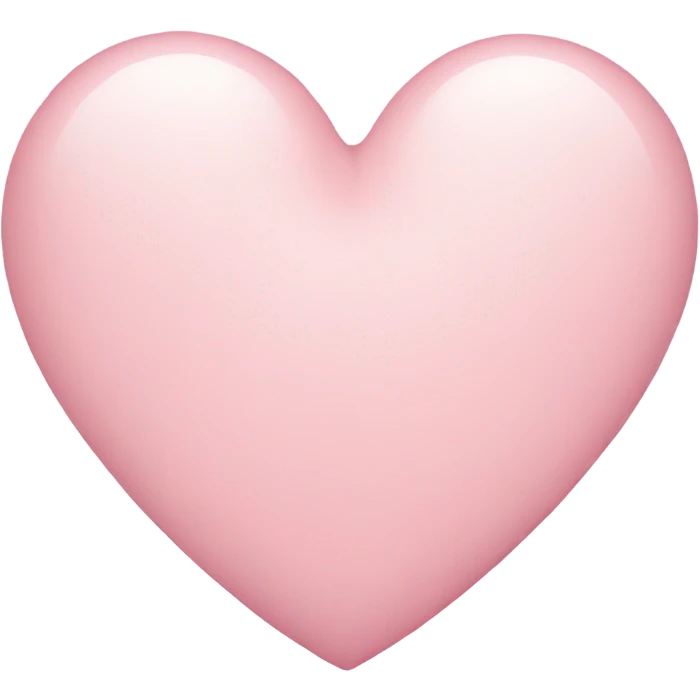 Pastel pink heart  emoji