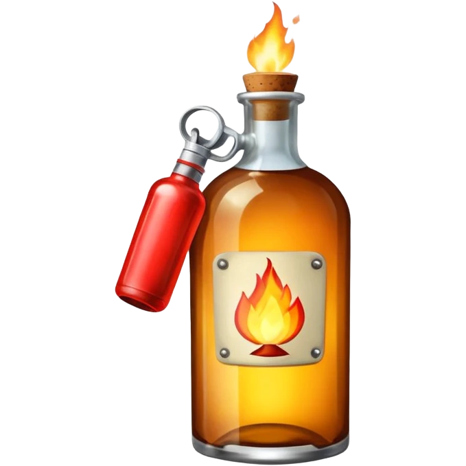 molotov cocktail emoji