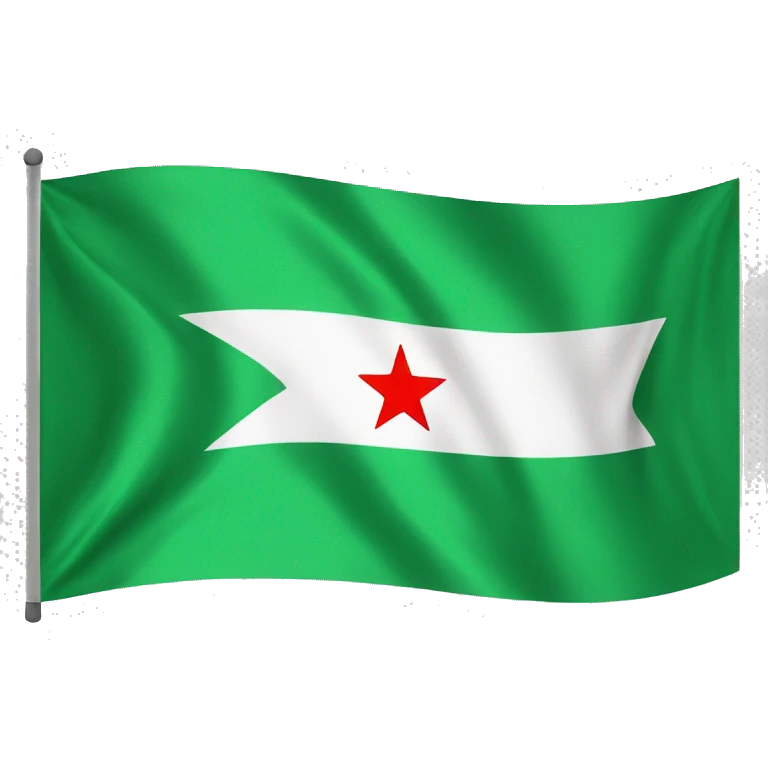Green Syria flag emoji