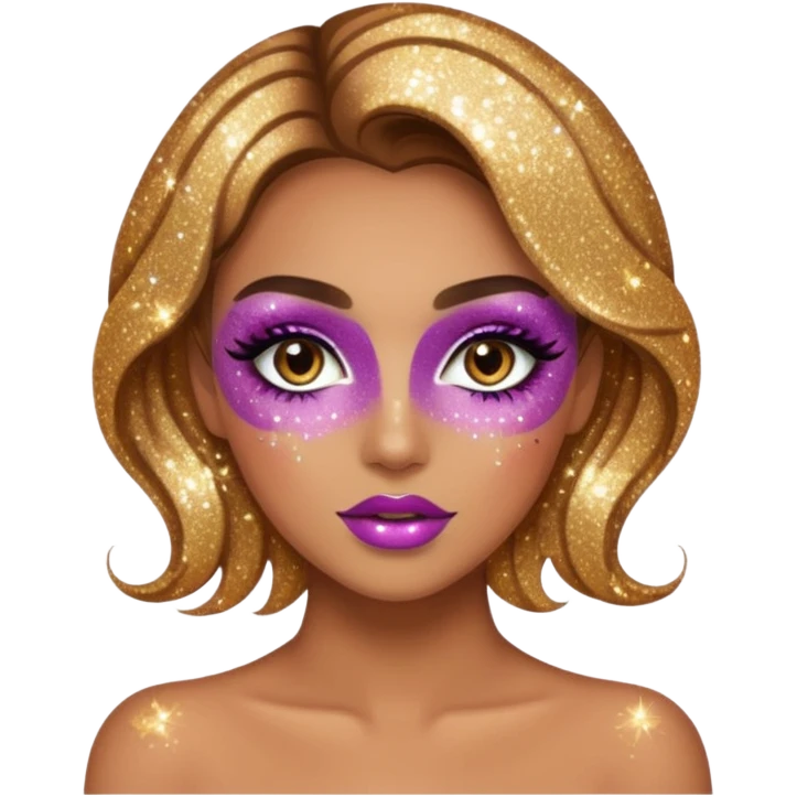 Glitter killer emoji