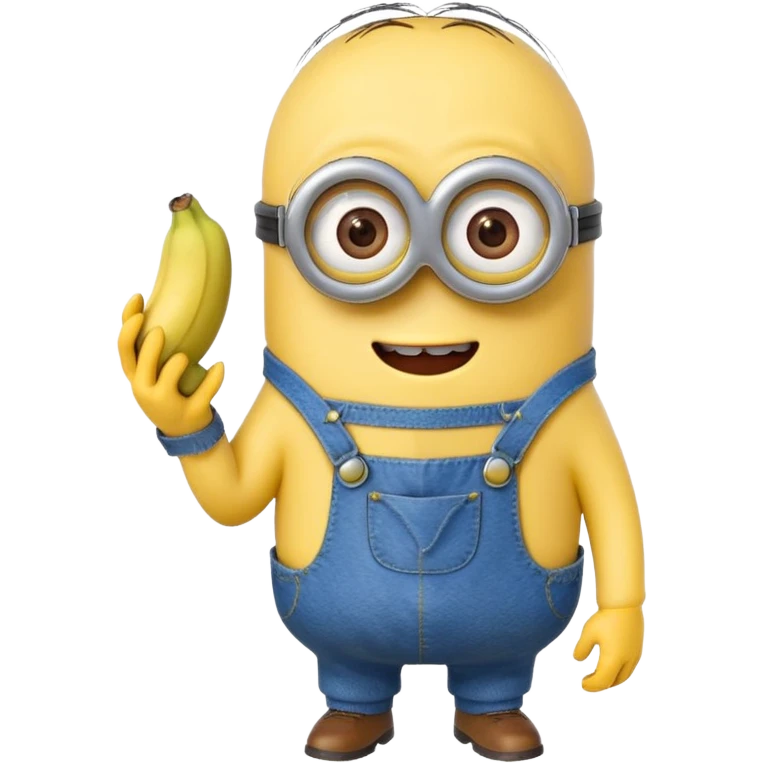 make me a minion eating a banana  emoji