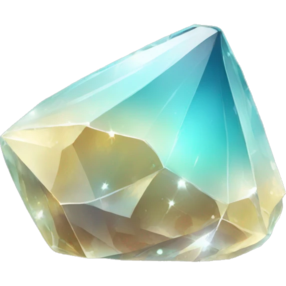 Shiny sparkly glass crystal gem shard emoji