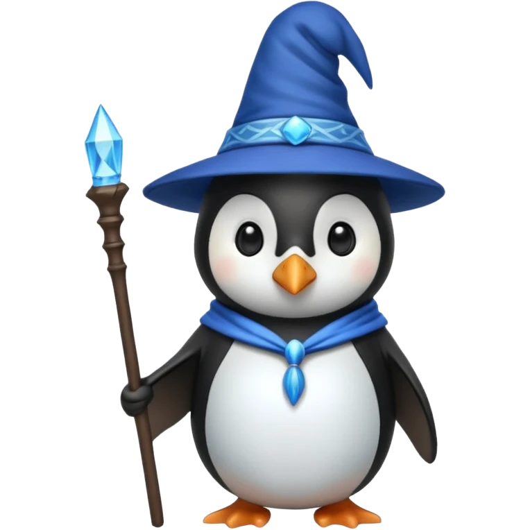 Penguin Wizard emoji