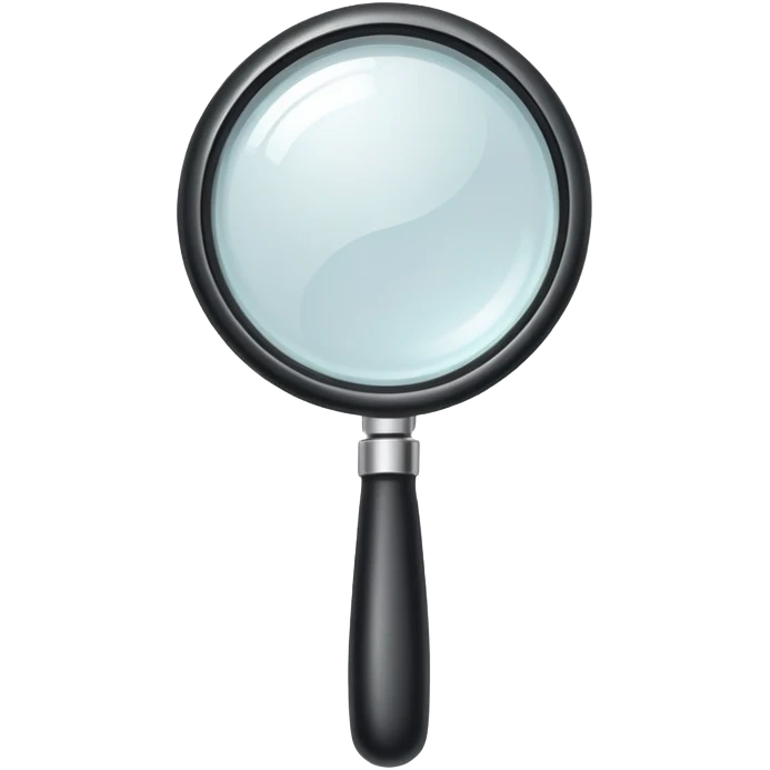 magnifying glass emoji