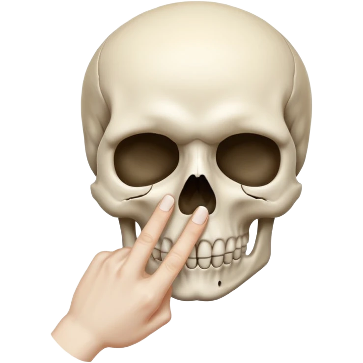 💀+🤫 emoji