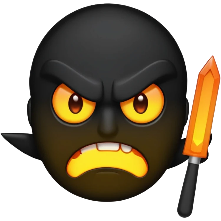 make 50 emojis with shadow ruler theme with different emotions and each of them having glowing eyes emoji