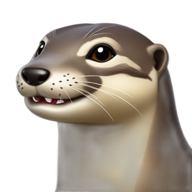 Loutre sur tortu emoji