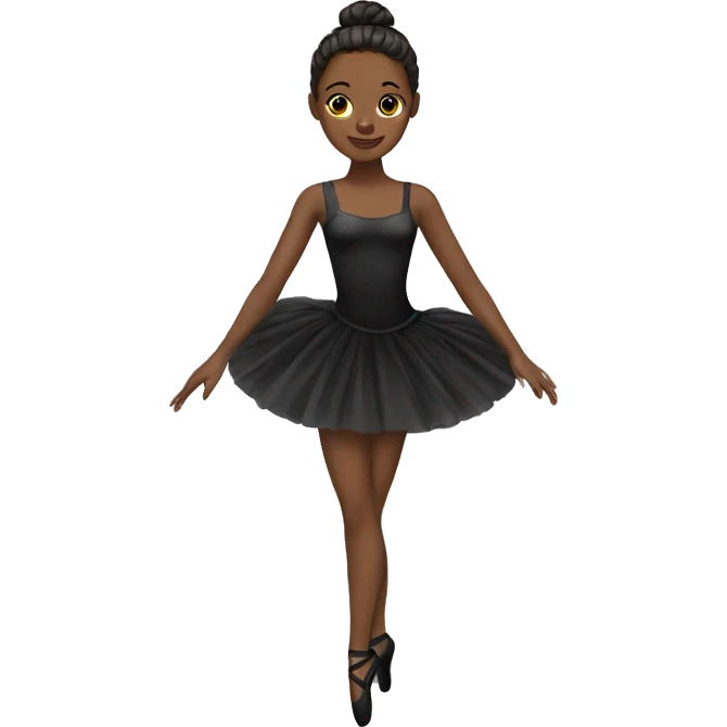Ballerinas negras zapatos emoji