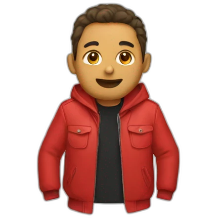 red jacket emoji