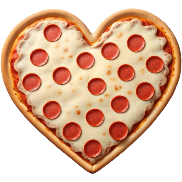 Pizza heart emoji