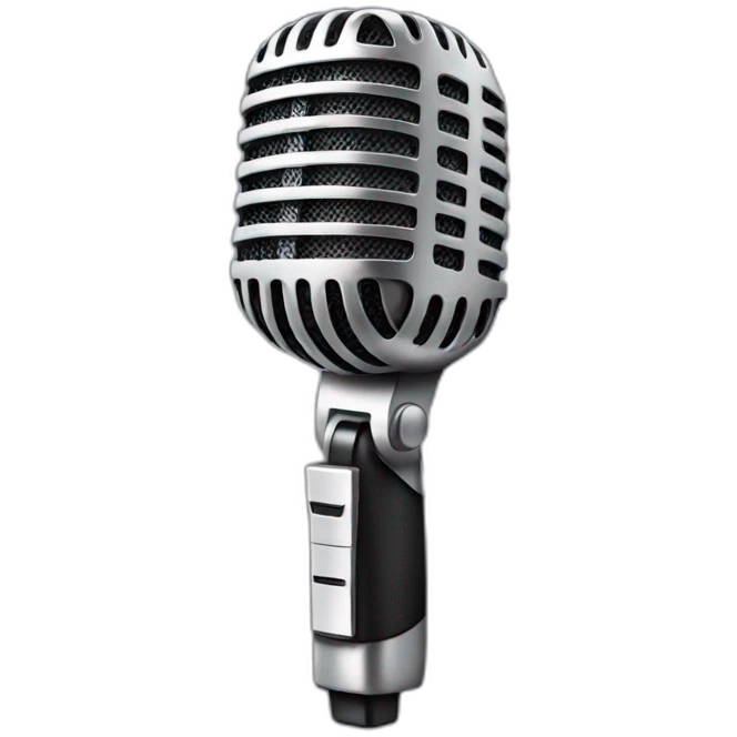 MICROPHONE IN HAND emoji