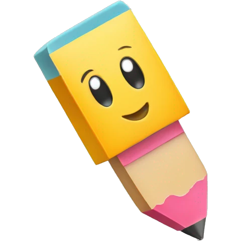 pencil eraser emoji