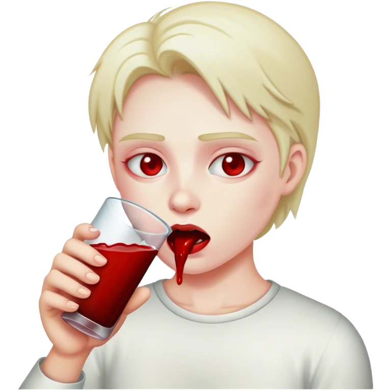 Drinking your blood emoji