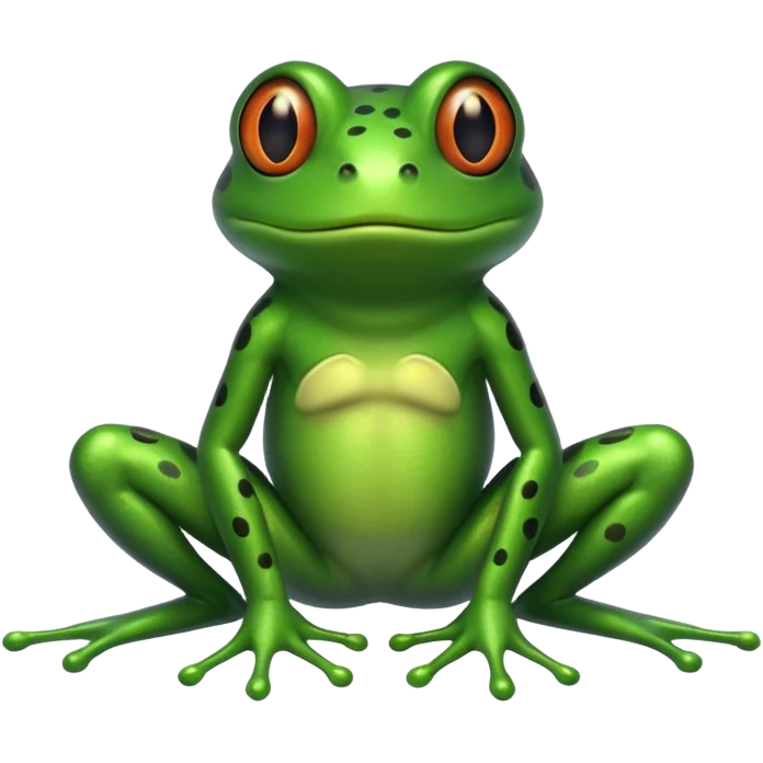Frog with bug booty emoji