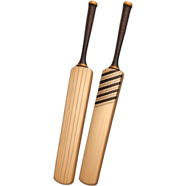 Cricket bat emoji