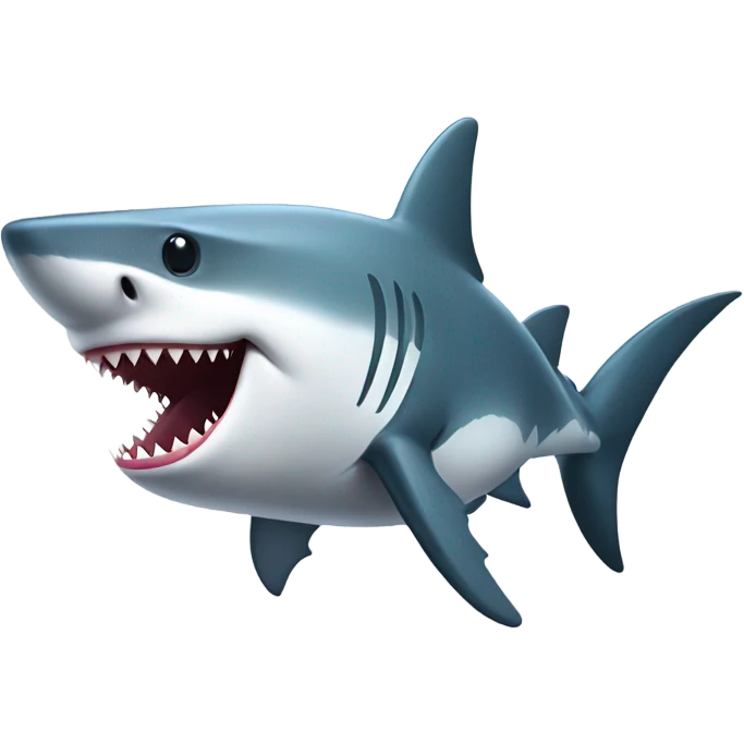 Shark with cane emoji