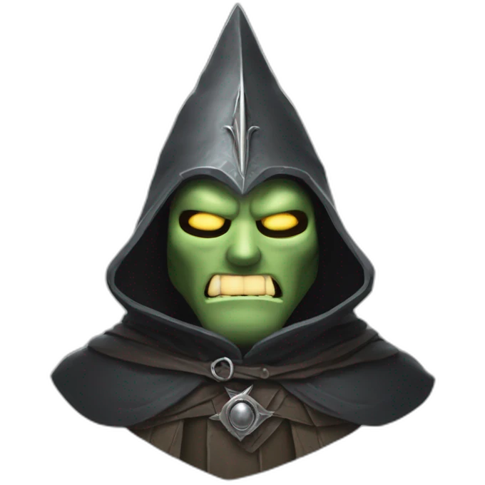 The witch king from the lord of the rings movies in a party mood emoji