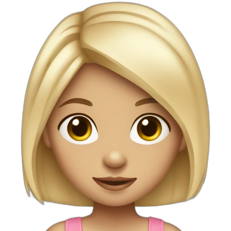 fullbody female young child girl light skin knickers cute adorable sweet emoji