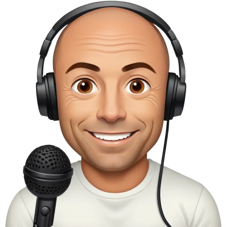 generate realistic detailed joe rogan podcast emoji