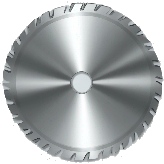 metalic disc saw emoji