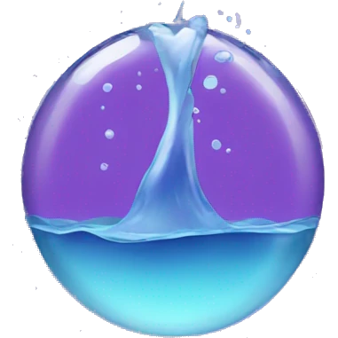 Purple water emoji