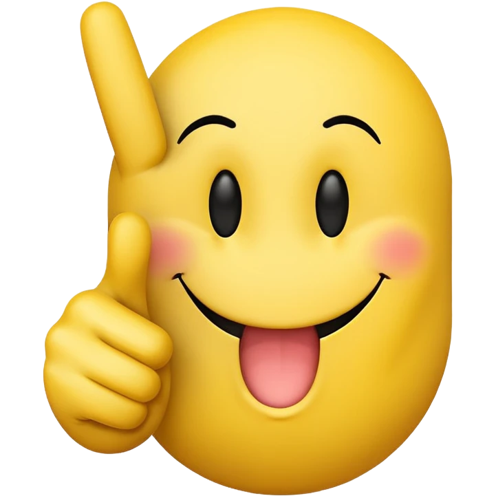 Smilely face with the middle finger emoji