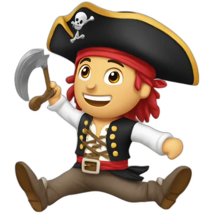 pirata dançando emoji