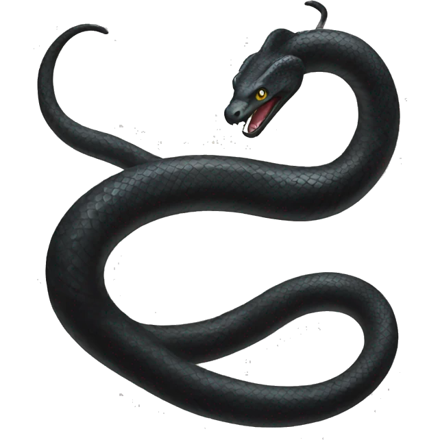 black serpent emoji