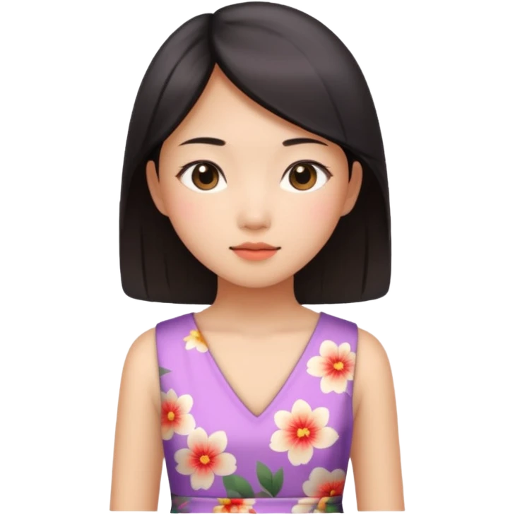 Asian girl emoji
