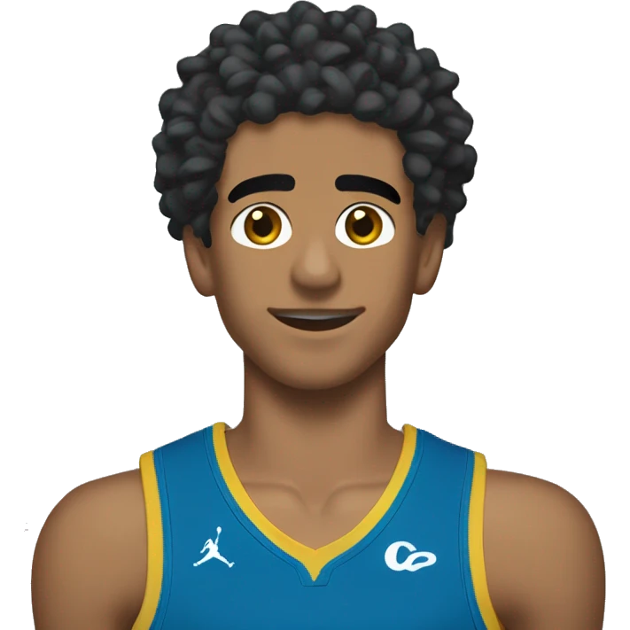 jordan poole with swim cloghes emoji