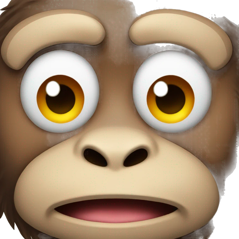 Monkey gym face emoji