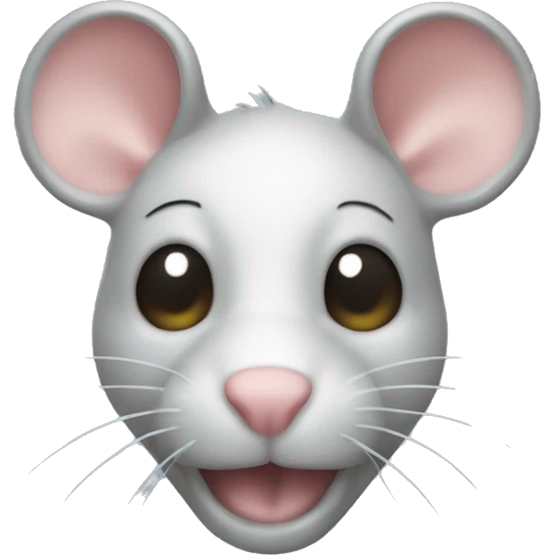 A rat form glass emoji