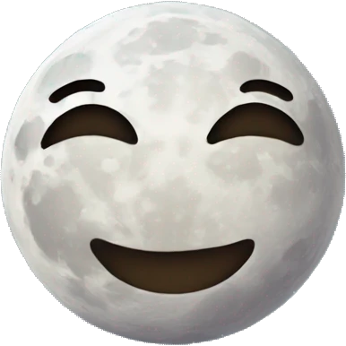 happy hald moon emoji