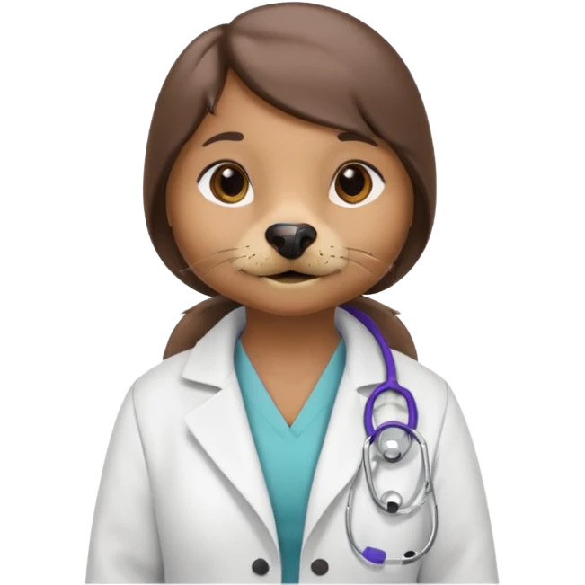 haz una nutria femenina como nutriologa emoji