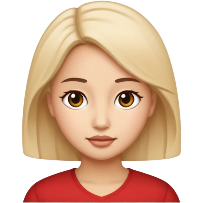 pretty genmoji that looks like Katrina Kiaf emoji