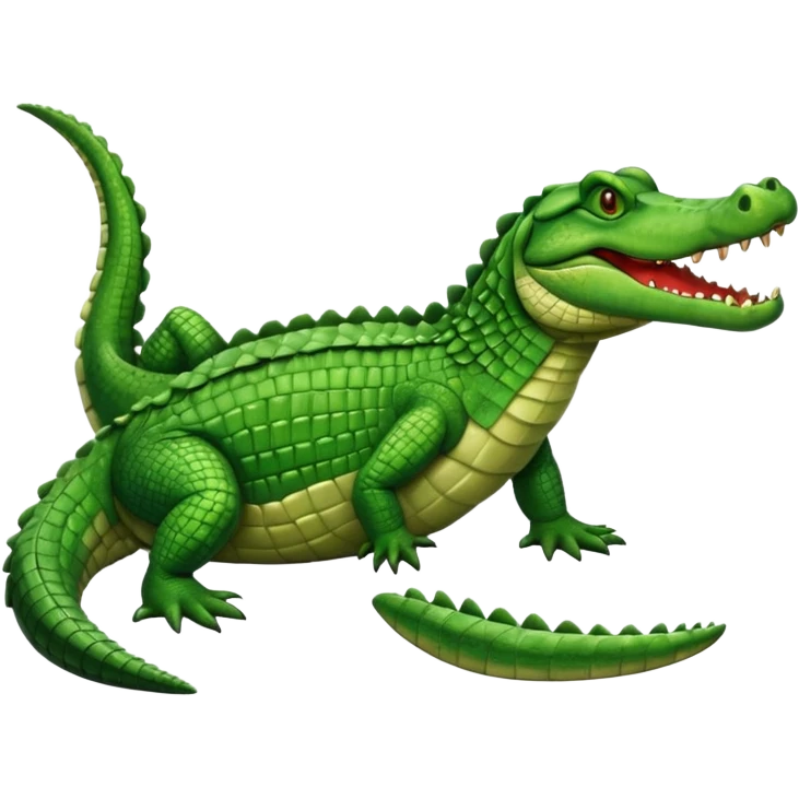 crocodile whole body emoji