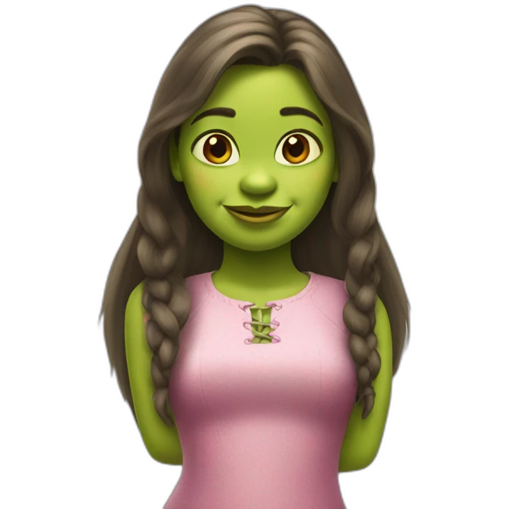 shrek as a girl emoji