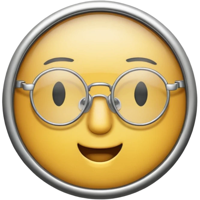 round glasses emoji