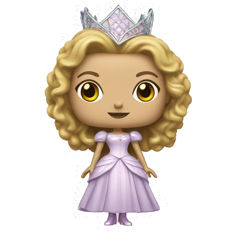 Glinda as a funko pop emoji