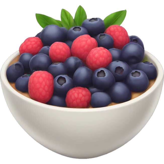 aesthetic açaí bowl emoji
