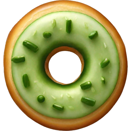 cucumber inside donuts emoji