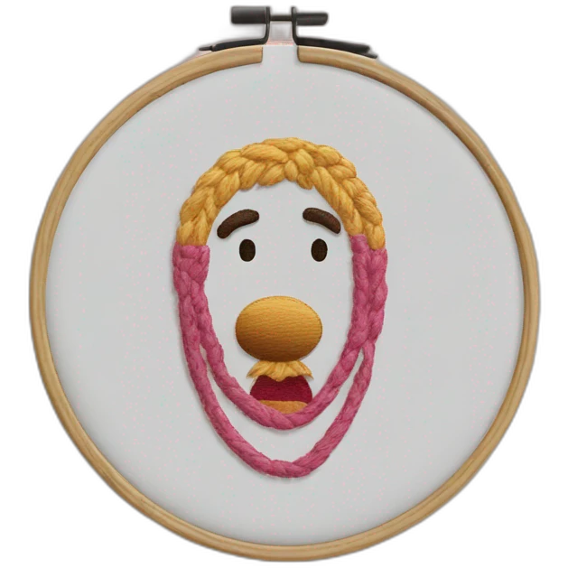 embroidery hoop emoji