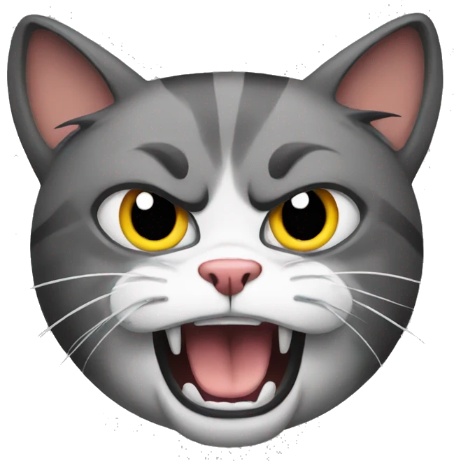 Angry cat emoji