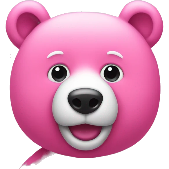 pink bear emoji