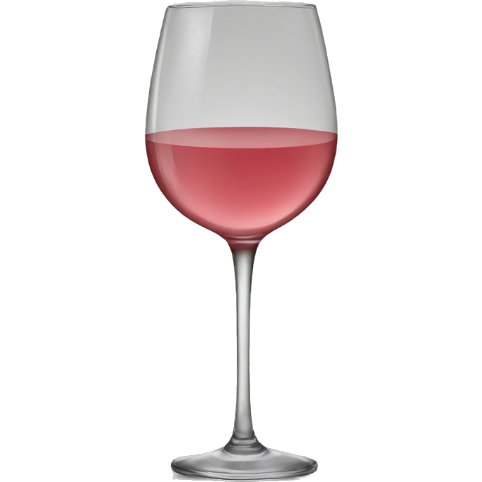 Rose wine glass that says “Wednesday Megan” emoji